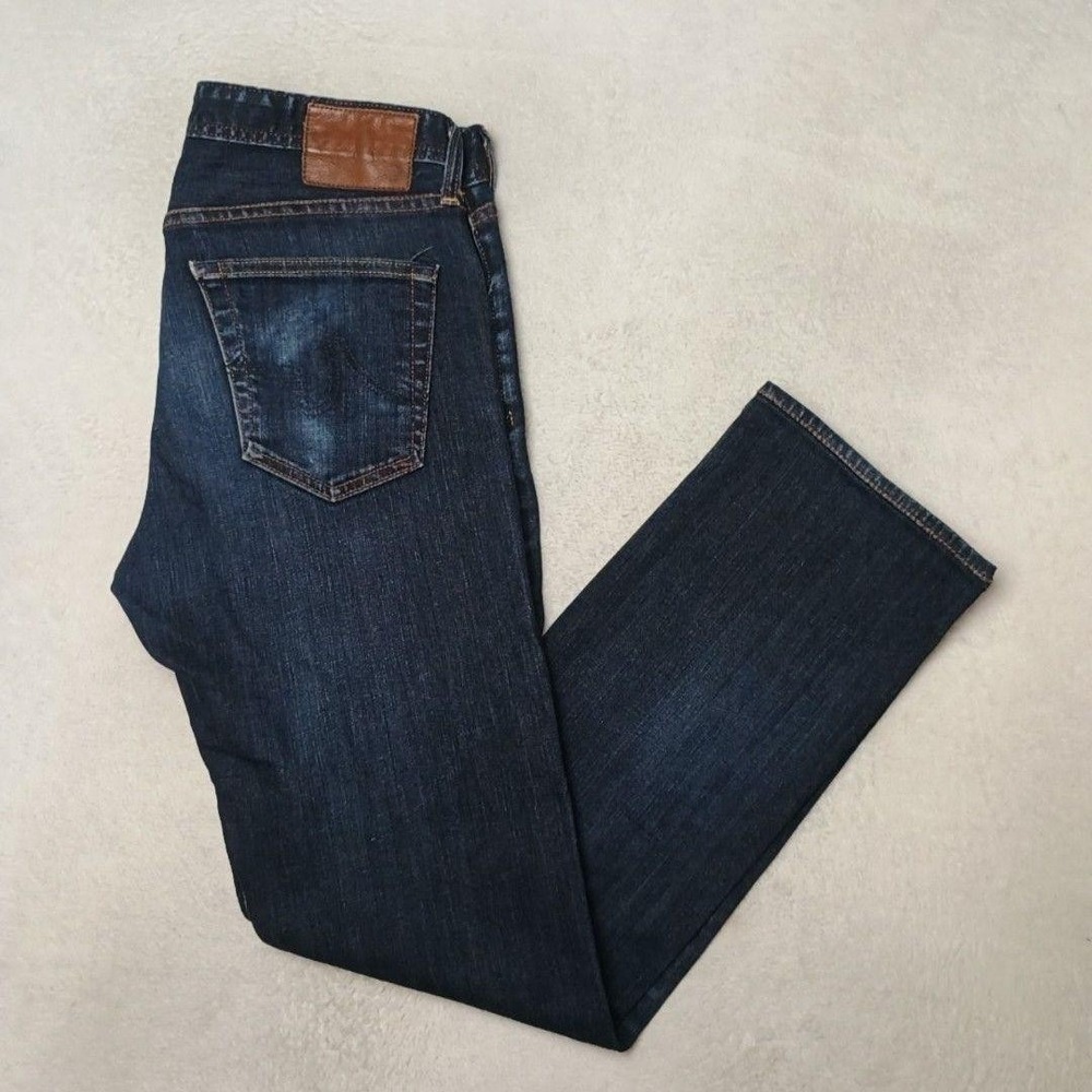 AG Adriano Goldschmied Jeans Mens 32x34 Blue Matchbox Slim Straight Stretch USA